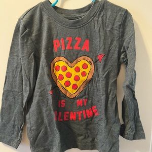 Valentine’s Day Tee with Pizza